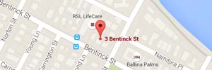 Show map of 3 Bentinck Street, Ballina, NSW 2478
